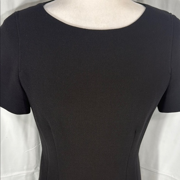 Marella Italian Black Mini Dress Short Sleeve Size 4 - Picture 4 of 8